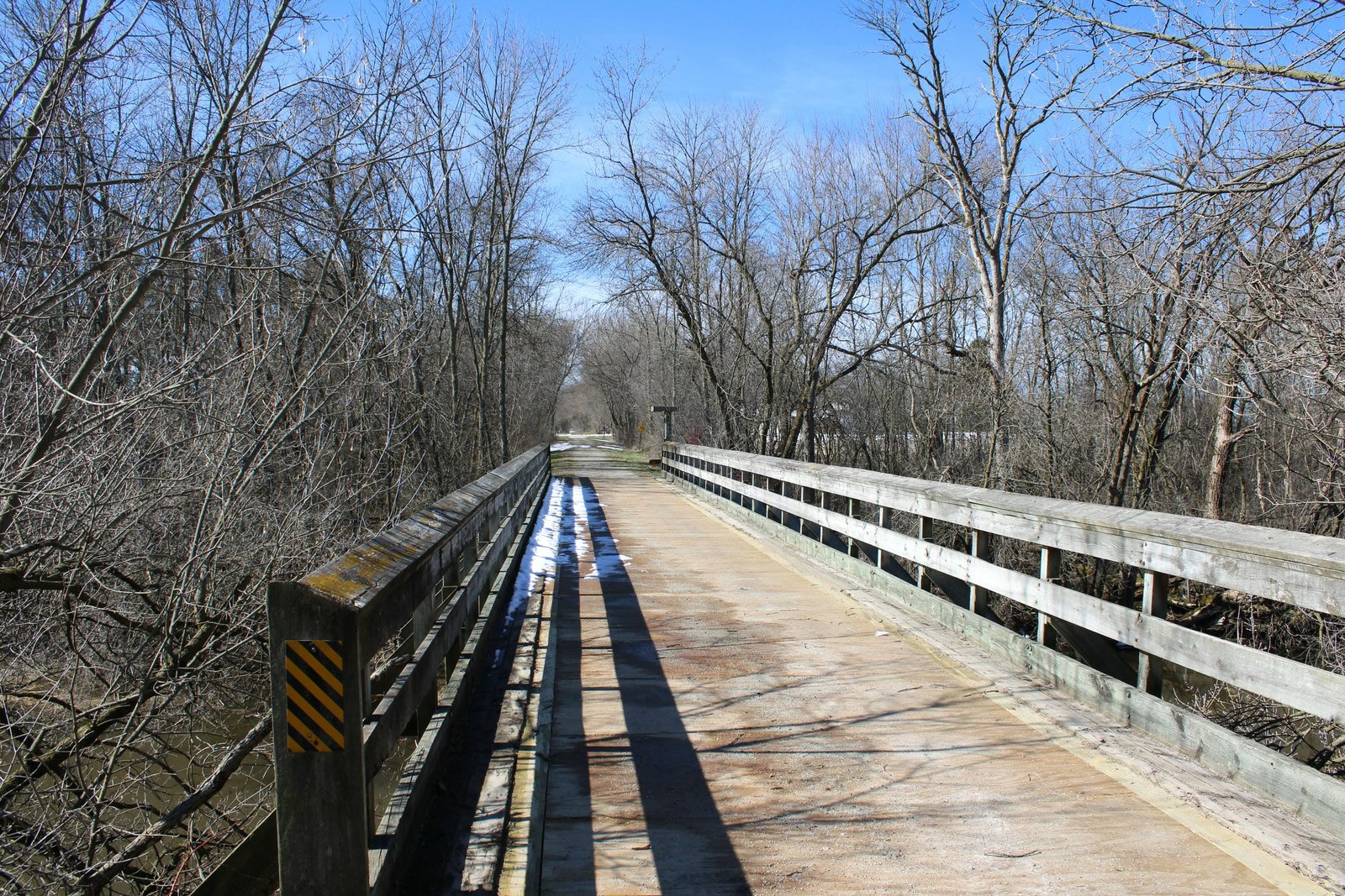 Looking south
